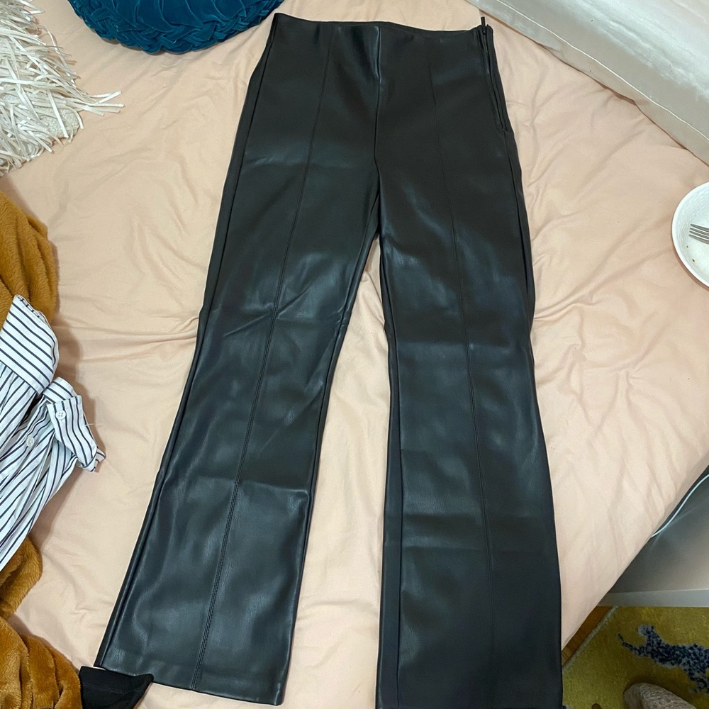 Zara leather pants